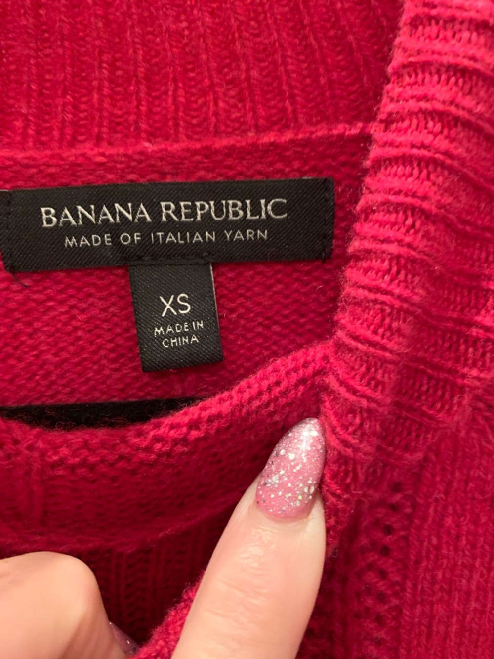 BANANA REPUBLIC NWT! CABLE KNIT MOCK NECK SWEATER. - Picture 3 of 8